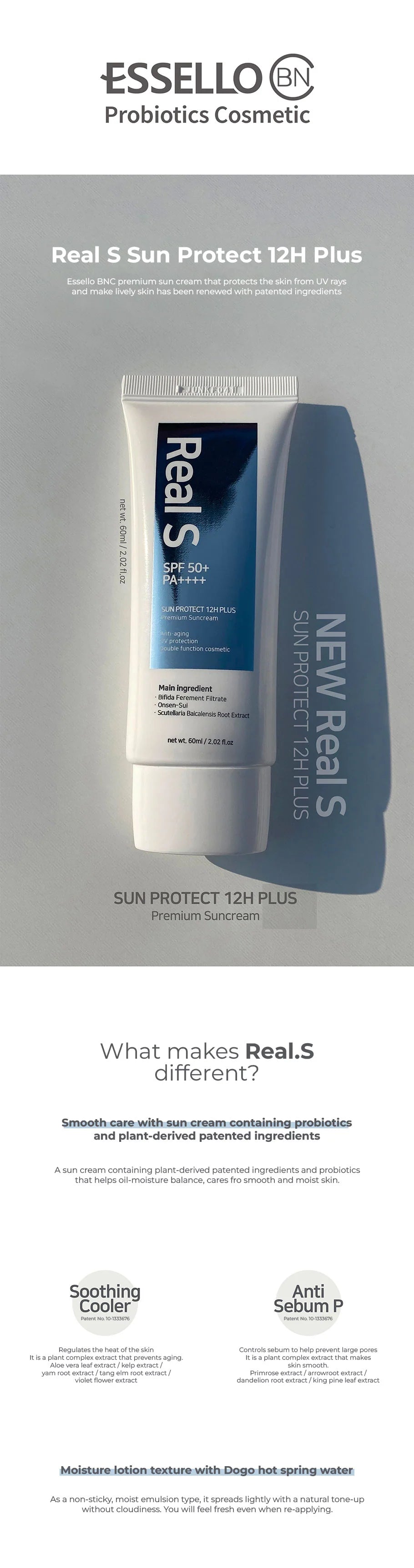 Essello Real S Sun Protect 12H Plus