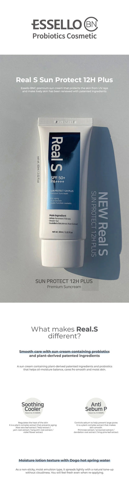 Essello Real S Sun Protect 12H Plus